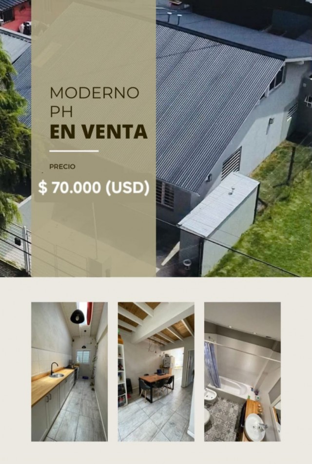 Venta de Duplex 3 ambientes con cochera en Punta Mogotes.