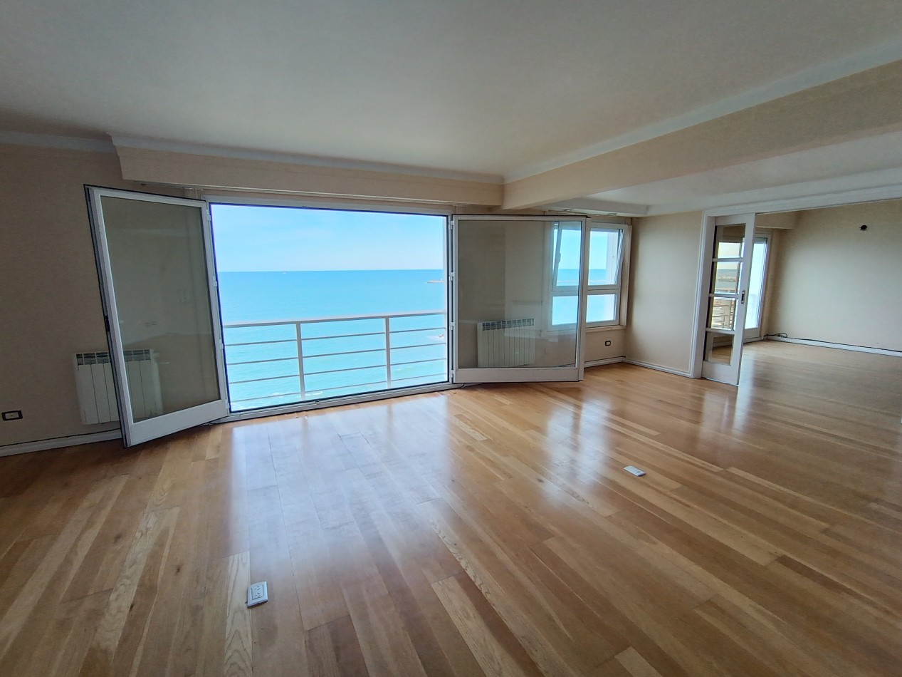 VENTA DEPARTAMENTO 8 AMBIENTES CON VISTA PLENA AL MAR Y COCHERA PLAYA GRANDE 