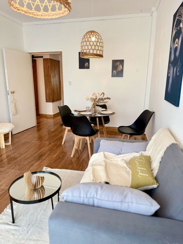 DEPARTAMENTO DOS AMBIENTES CON DEPENDENCIA Y BALCON APTO CREDITO.