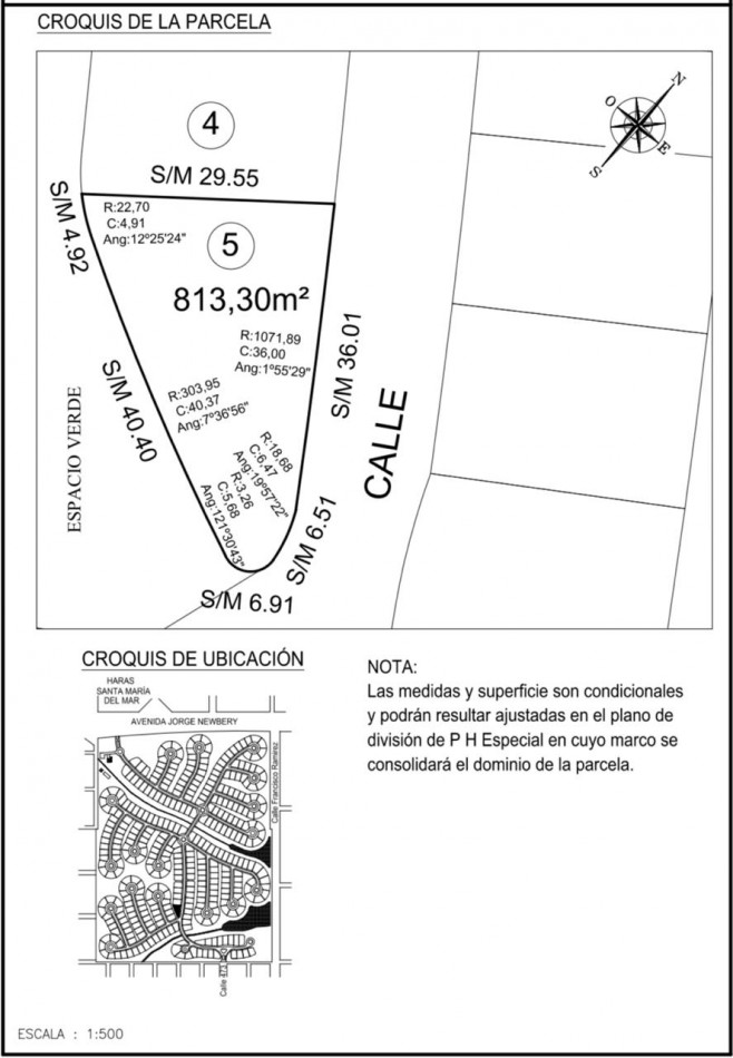 LOTE EN CASONAS DEL HARAS LOTE 5 