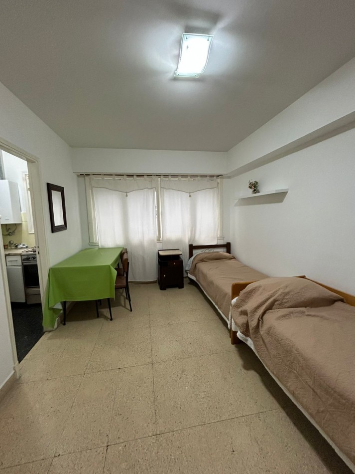 DEPARTAMENTO MONOAMABIENTE CONTRAFENTE EQUIPADO PLAZA COLON .