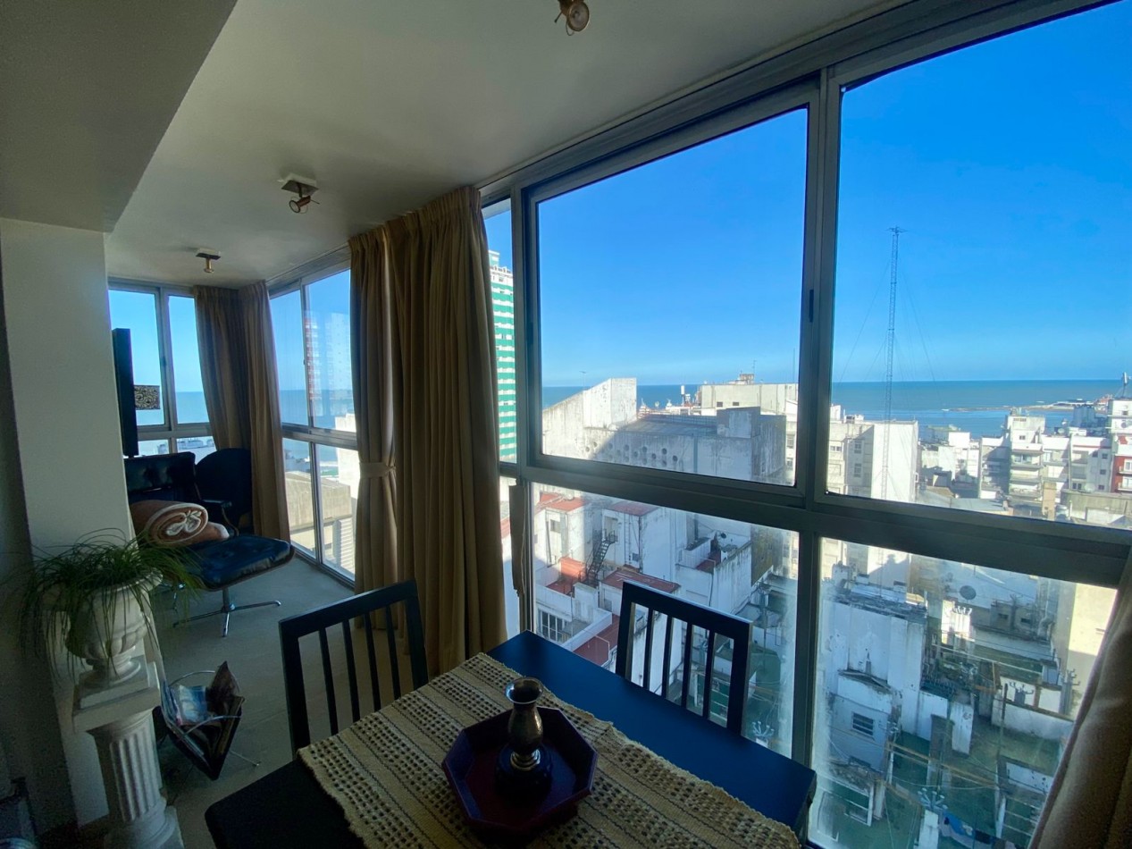 DEPARTAMENTO 2 AMBIENTES VISTA AL MAR - CENTRO MAR DEL PLATA
