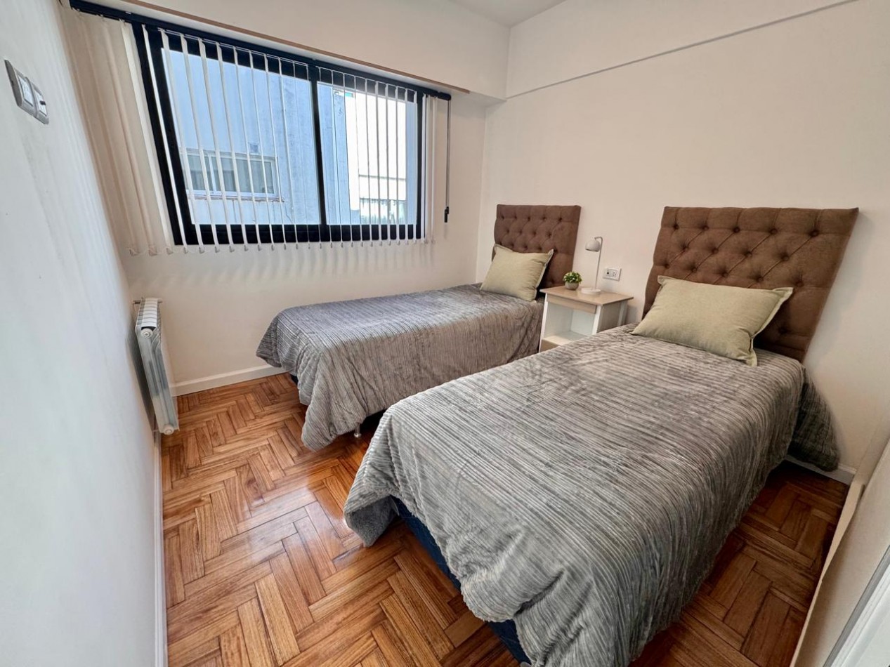 DEPARTAMENTO 3 AMBIENTES RECICLADO  Y EQUIPADO A LA CALLE CON BALCON.