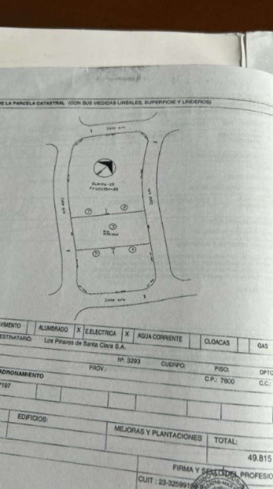 LOTE DE 3138 METROS  EN LOS PINARES DE SANTA CLARA 