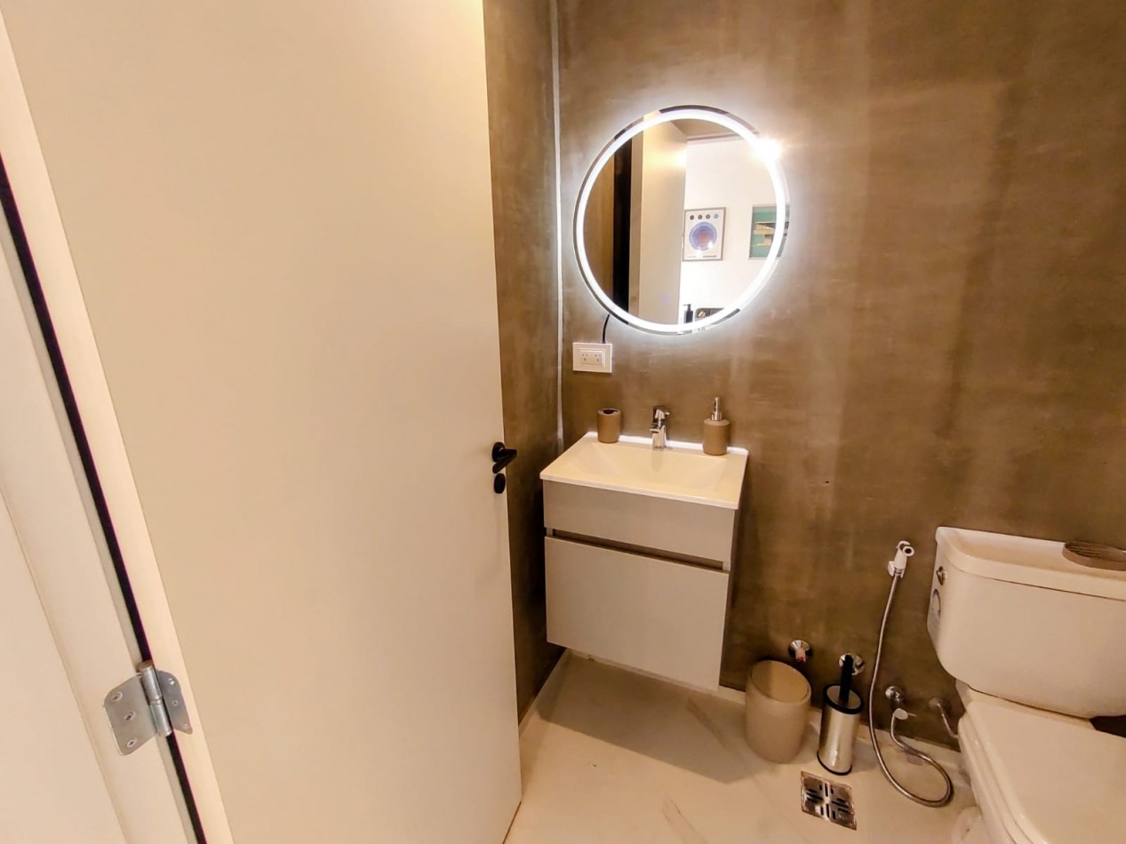 Alquiler departamento a estrenar con cochera, zona Aldrey