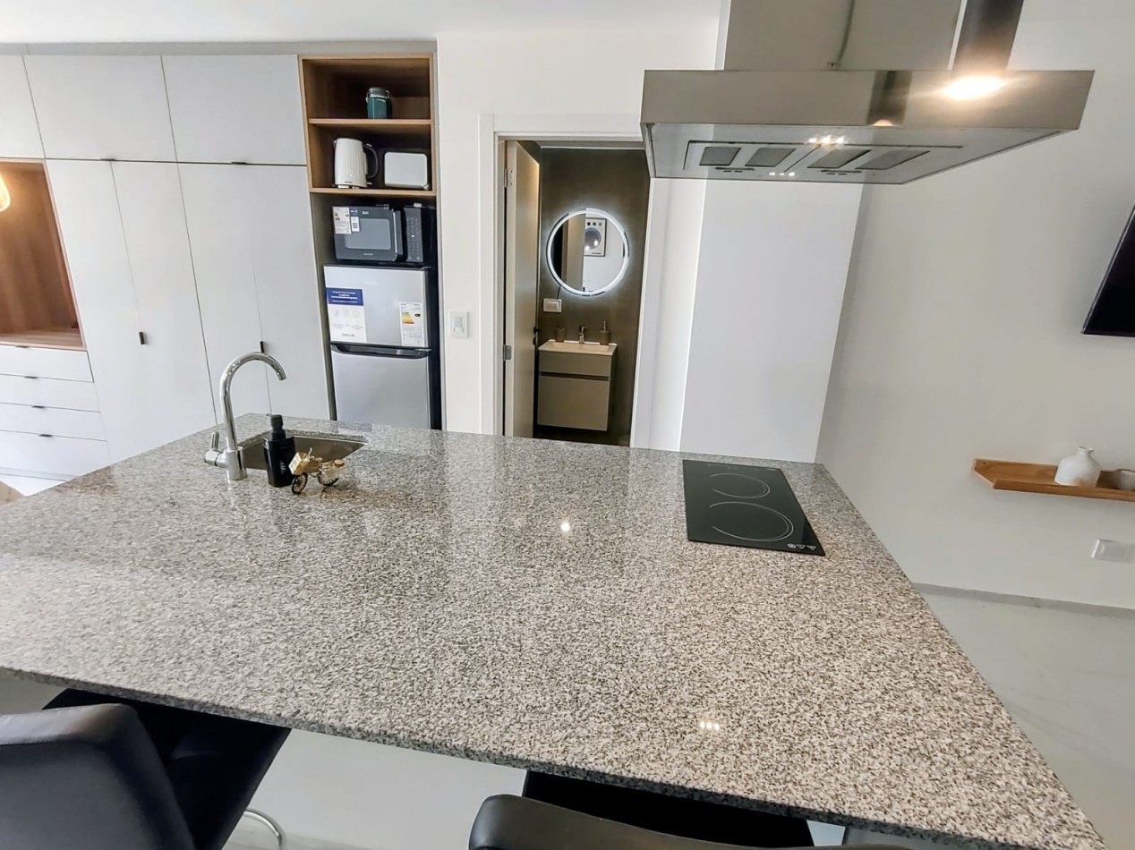 Alquiler departamento a estrenar con cochera, zona Aldrey