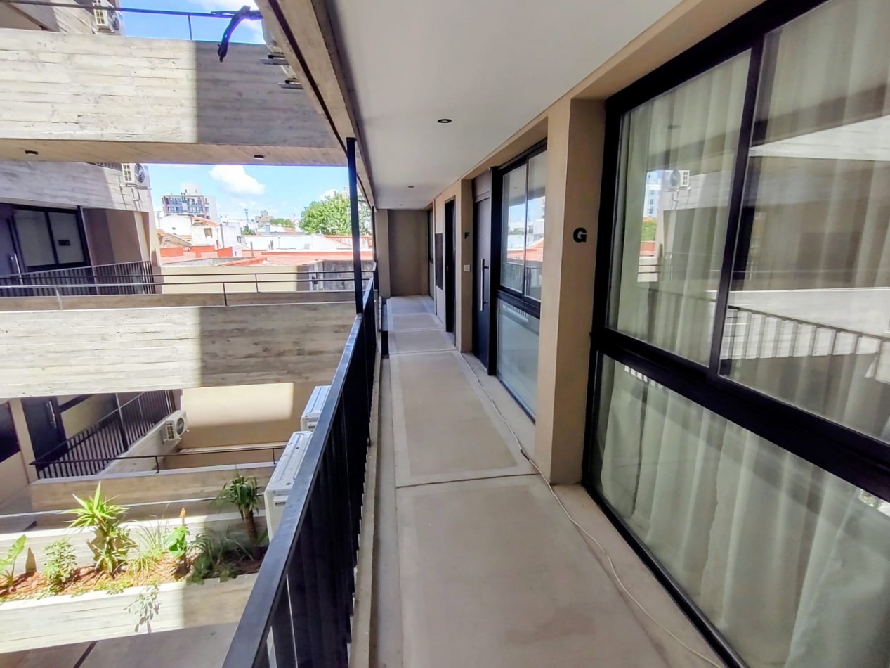 Alquiler departamento a estrenar con cochera, zona Aldrey