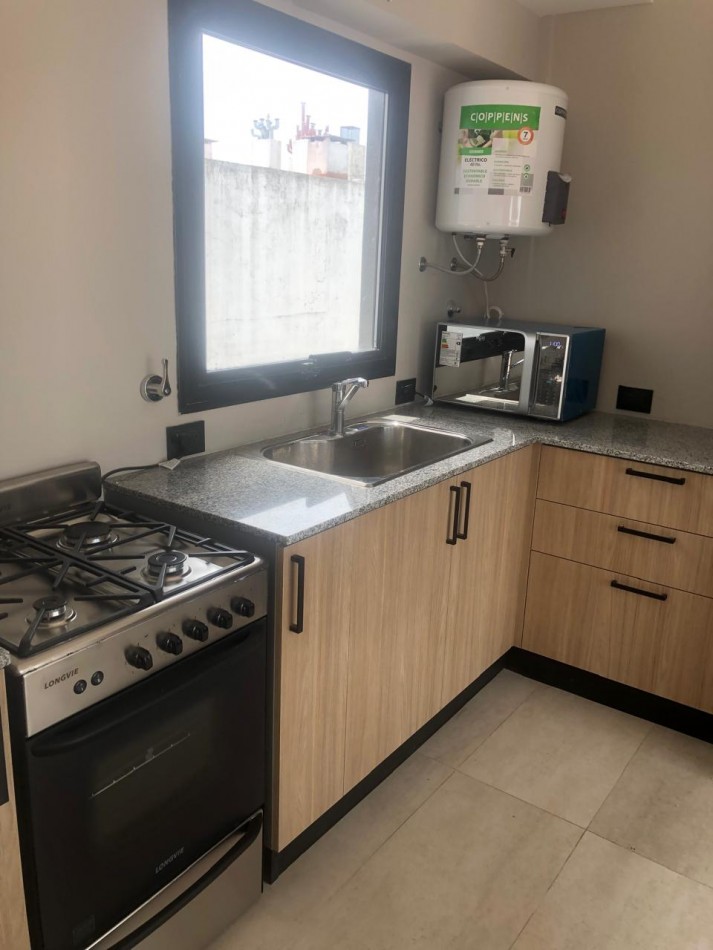 Alquiler departamento dos ambientes zona Aldrey a estrenar amoblado