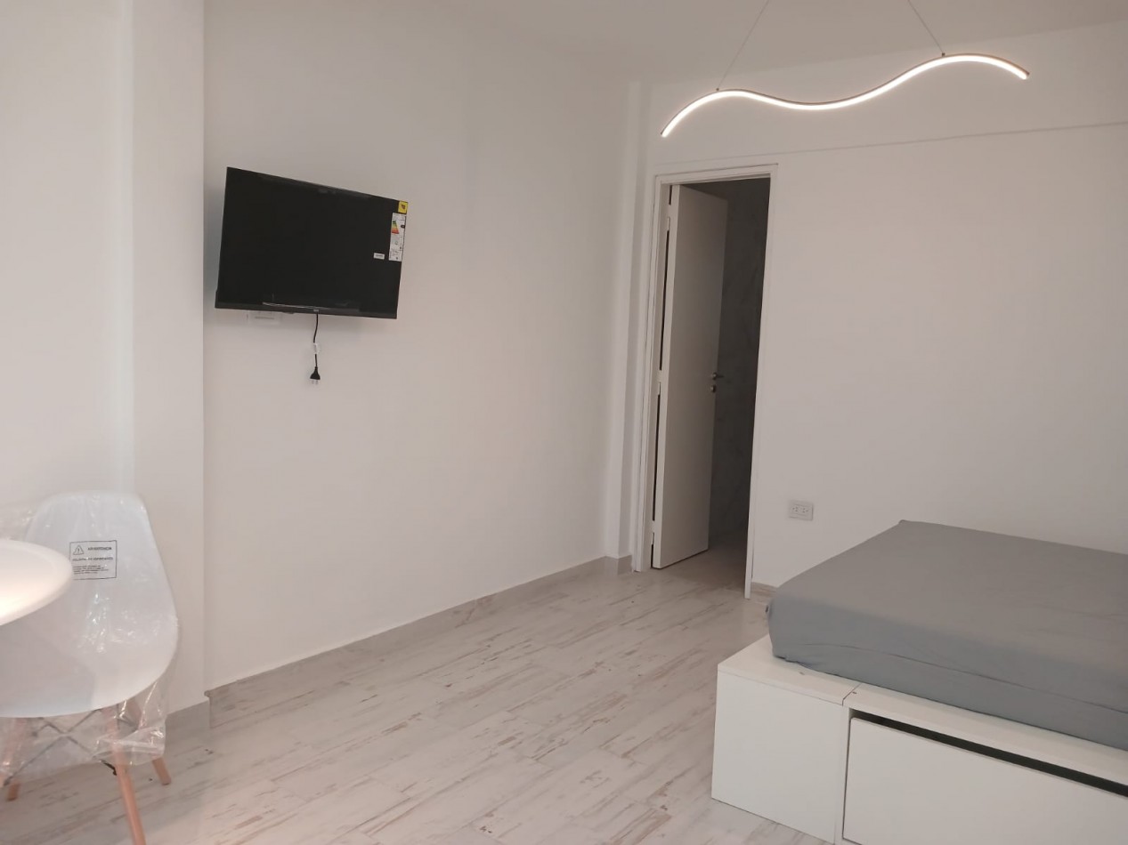 Venta departamento monoambiente, reciclado y amoblado, plaza mitre