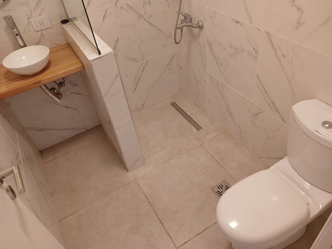 Venta departamento monoambiente, reciclado y amoblado, plaza mitre