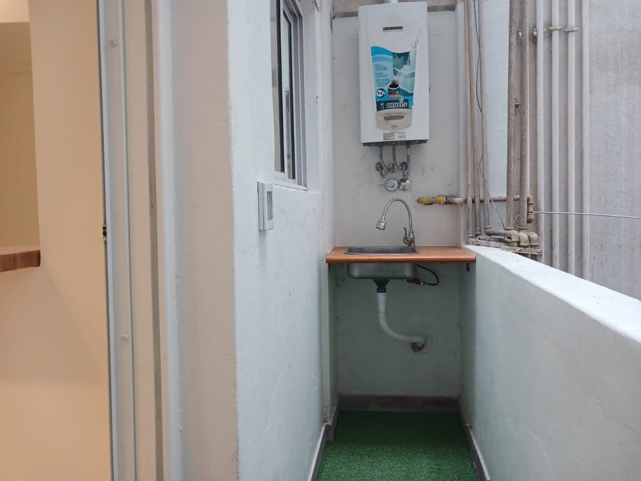 Venta departamento monoambiente, reciclado y amoblado, plaza mitre