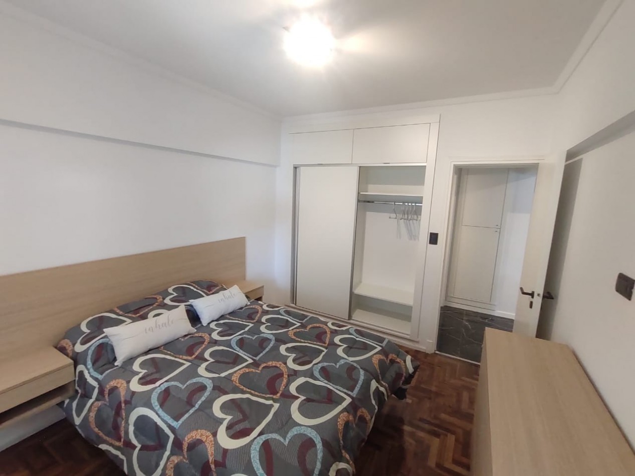 Alquiler departamento dos ambientes al frente con balcon y patio zona macrocentro Ideal estudiante!