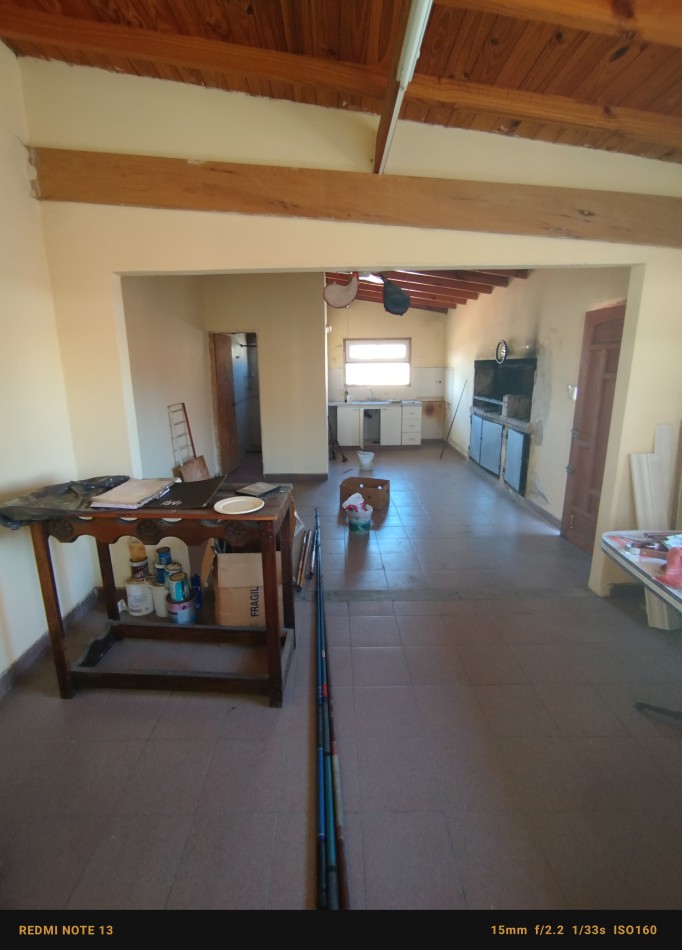 Venta en block casa 3 ambientes C/quincho+ galpon multiples usos 630 M2 cubiertoz