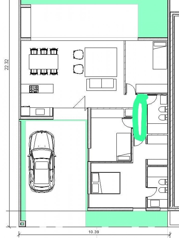 CASA 4 AMBIENTES EN CONSTRUCCION PUNTA MOGOTES
