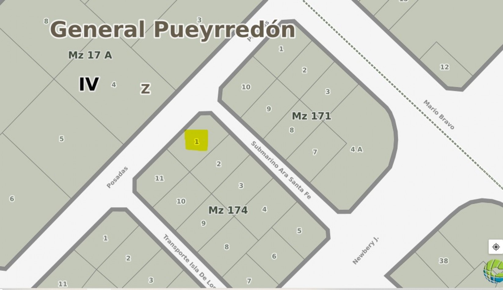 TERRENO / LOTE- A UNA CUADRA DE MARIO BRAVO Y JORGE NEWBERY