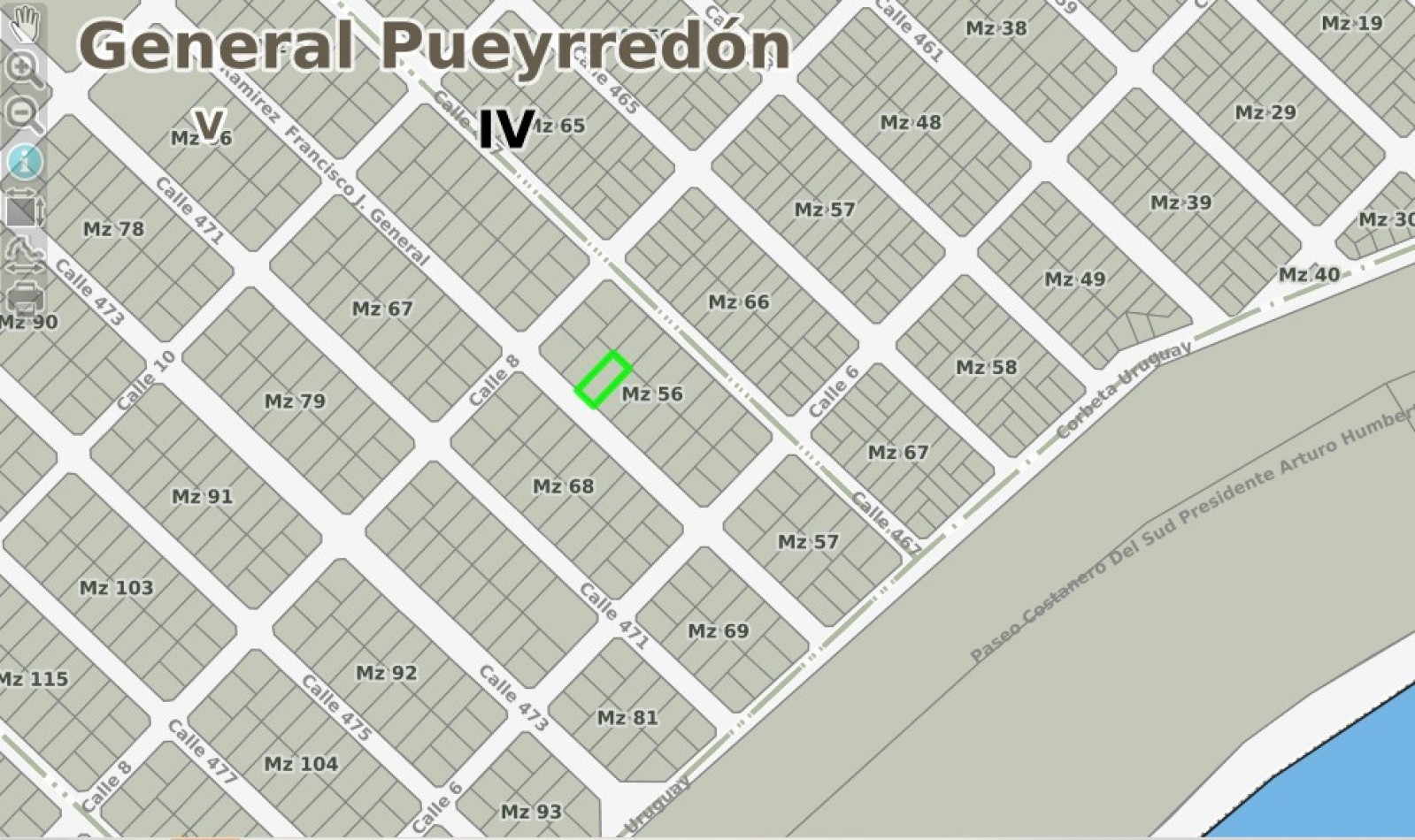 TERRENO EN SAN CARLOS /ZONA SUR A 150 M DE LA COSTA