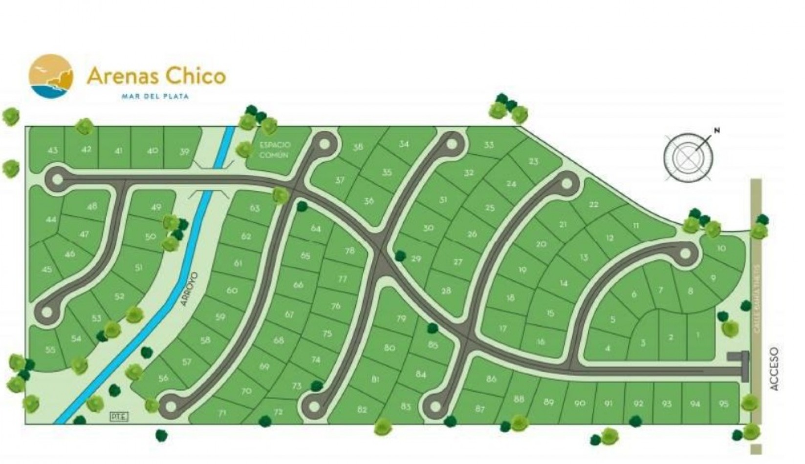 Venta lote barrio privado Arenas Chico.