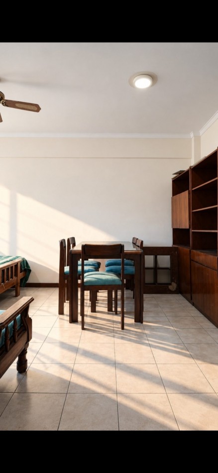 Venta departamento monoambiente amoblado zona Plaza Colon.