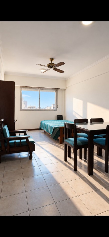 Venta departamento monoambiente amoblado zona Plaza Colon.