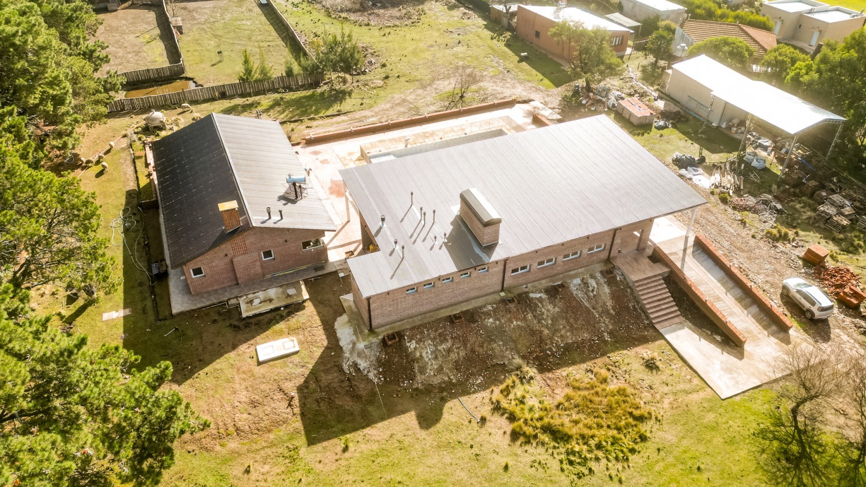 Casa quinta + Salon de Fiestas - una hectarea en Sierra de los Padres