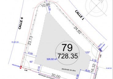 Lote en Arenas chico m2 728.35
