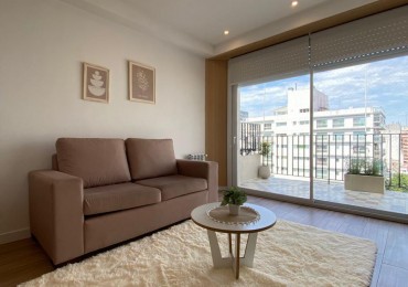 Venta Departamento 3 ambientes con balcon terraza, reciclado y amoblado