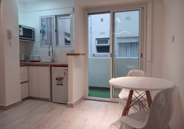 Venta departamento monoambiente, reciclado y amoblado, plaza mitre