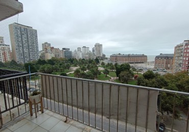 VENTA DEPARTAMENTO 2 AMBIENTES  A LA CALLE CON VISTA AL MAR Y PLAZA COLON + DEPENDENCIA