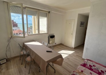 VENTA DEPARTAMENTO 2 AMBIENTES LATERAL CON DEPENDENCIA Y VISTA AL MAR LA PERLA