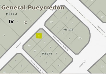 TERRENO / LOTE- A UNA CUADRA DE MARIO BRAVO Y JORGE NEWBERY